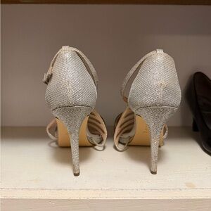 Elegant Silver High Heels